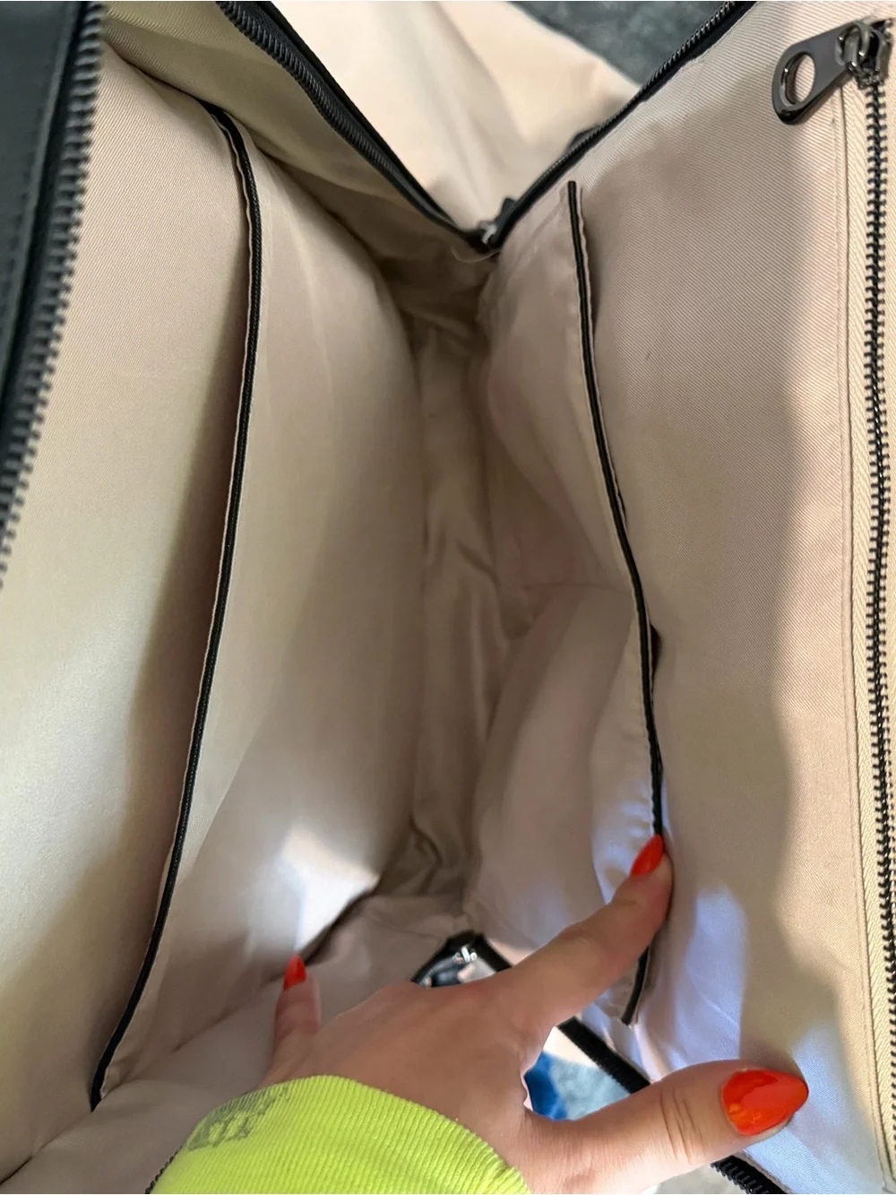 CALPAK Black Leather Backpack - Travel Bag
